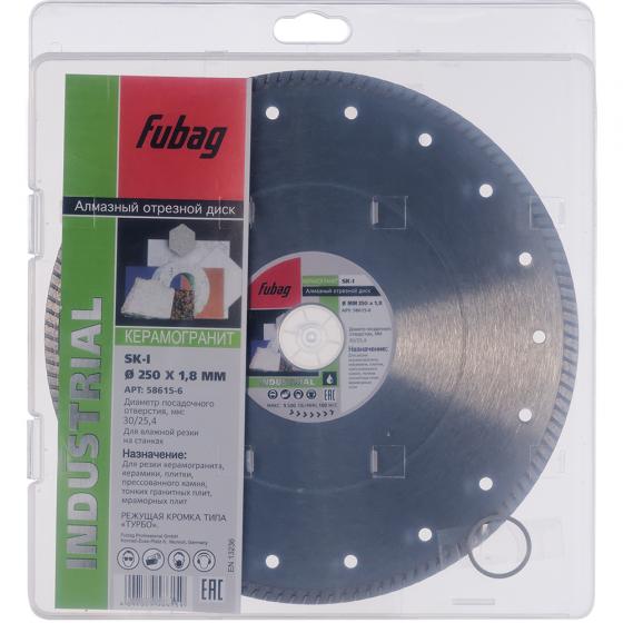 Алмазный отрезной диск Fubag SK-I D250 мм/ 30-25.4 мм [58615-6]