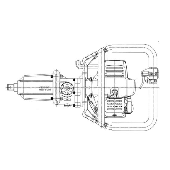Распространяющая труба/SPLIT PRETECTION TUBE для Vessel GT-3500GE [845100]